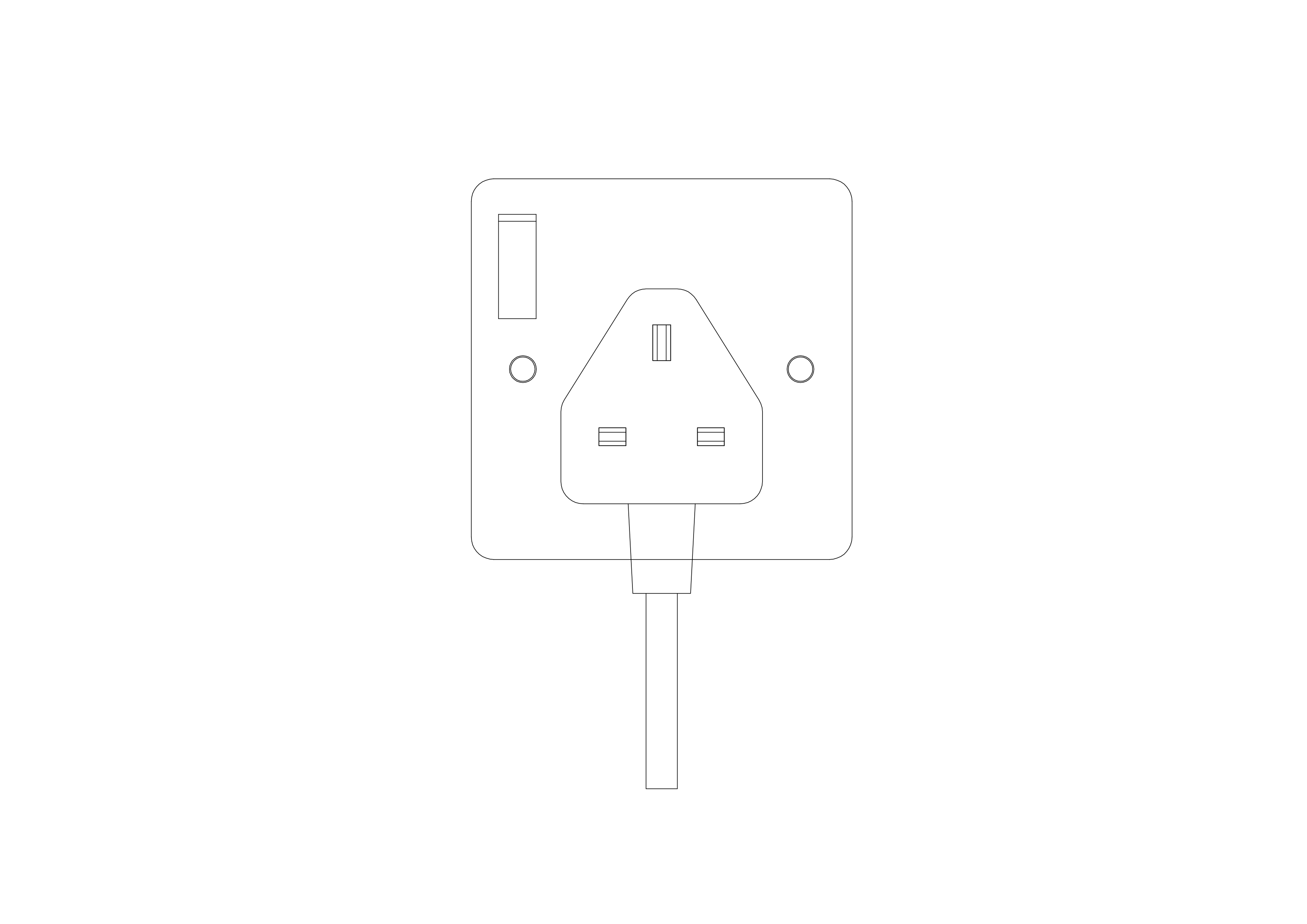 Free Socket Elevation CAD Block – DWG, DXF, PDF Format