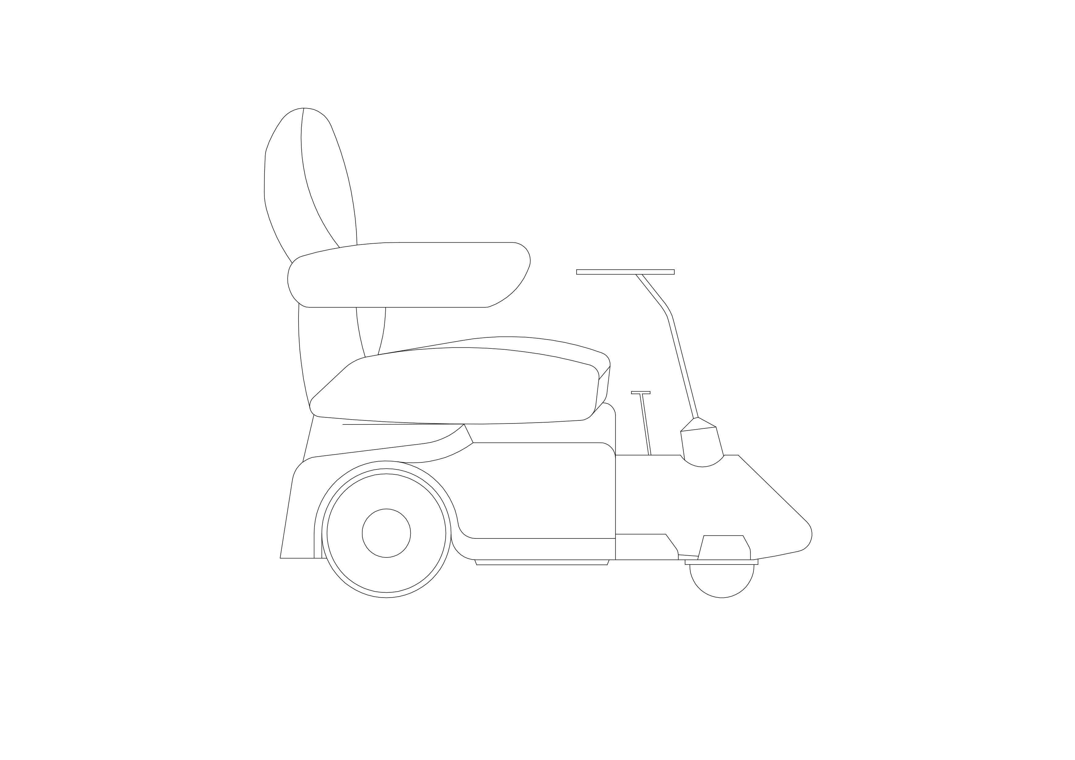 Free Mobility Vehicle CAD Block – DWG, DXF, PDF Format